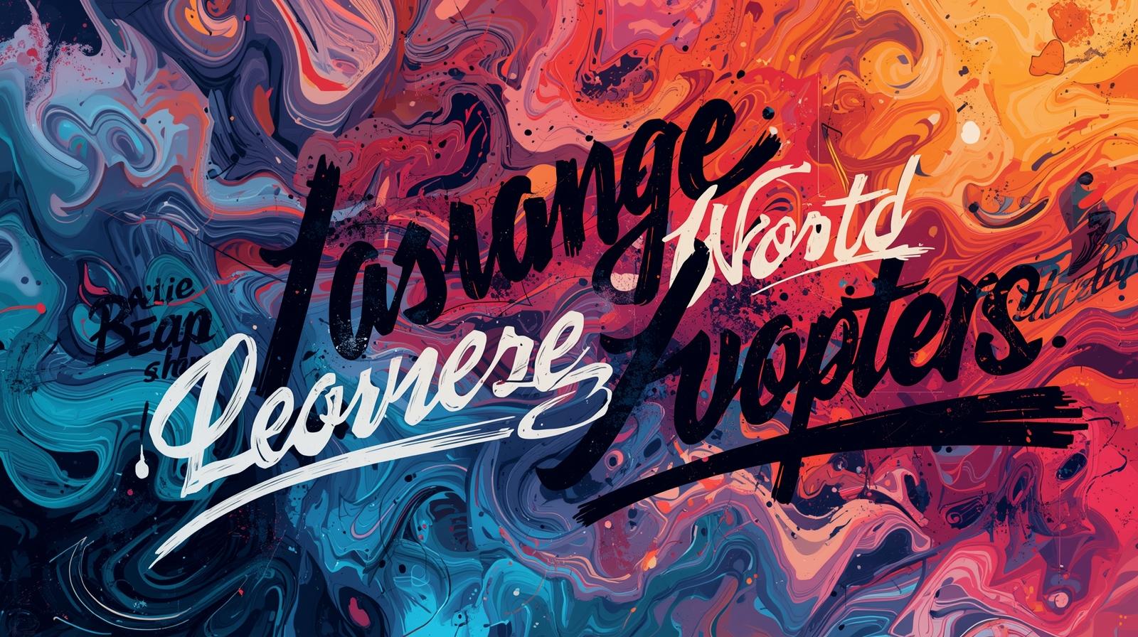 Interface preview of an online language lesson layout